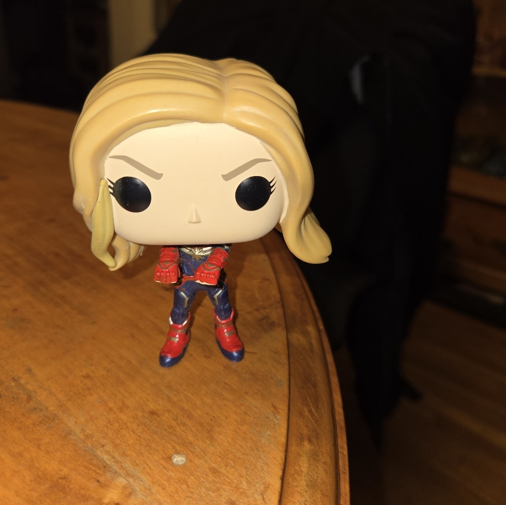 Captain Marvel Carol Danvers Funko Pop Loose Vinyl Action Figure Bobble-head